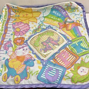 Vintage Cabbage Patch Kids Doll Size SWADDLE BLANKET TOWEL Grow Chart‎ 1994